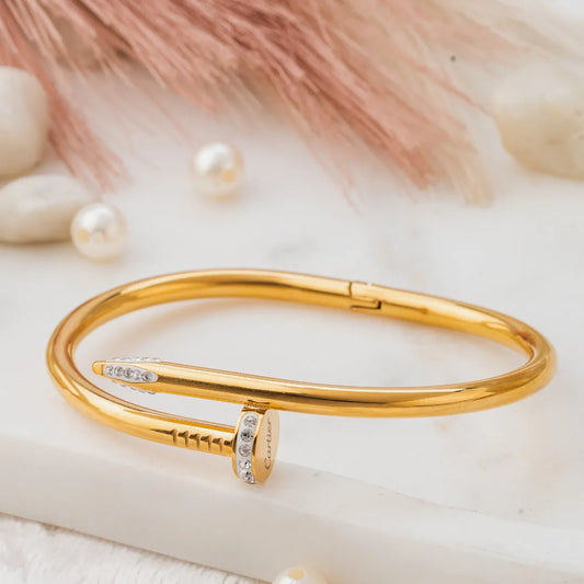 Cartier cuff nail bracelet